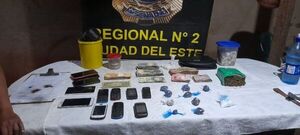 Senad captura a distribuidora de cocaína y marihuana en Hernandarias