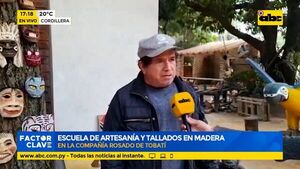 Conocimos la escuela de artesanía y tallados en madera de la compañía Rosado, Tobatí - Factor Clave - ABC Color