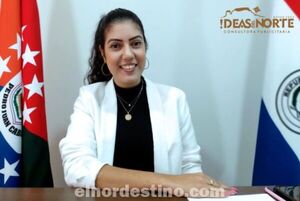 Larissa Paola Winckler es la más joven concejala que asumió como Presidente de la Junta Municipal de Pedro Juan Caballero