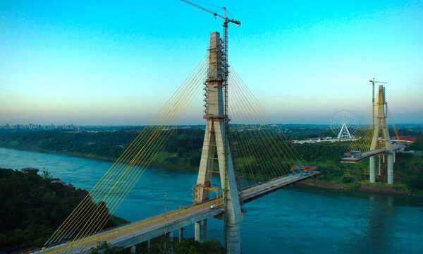 Puente de la Integración con más del 85% de avance – Diario TNPRESS