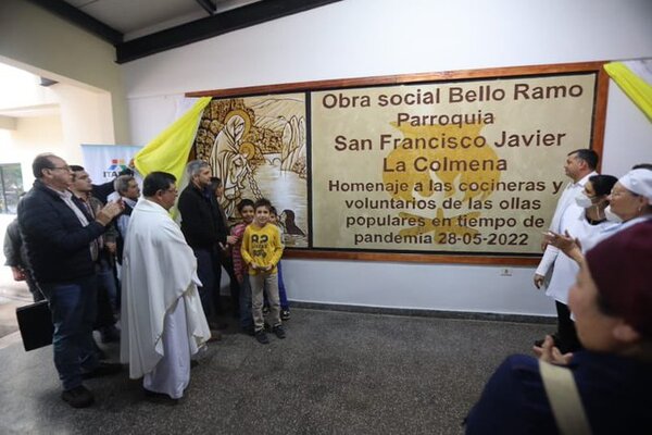 Inauguran comedor comunitario y espacio social para pobladores de La Colmena - .::Agencia IP::.