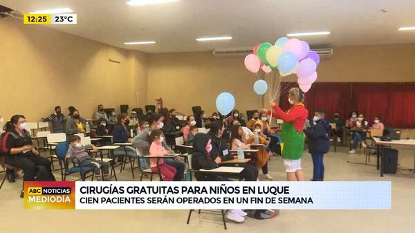 Cirugías gratuitas para niños en Luque - ABC Noticias - ABC Color