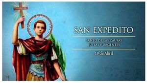Hoy es la fiesta de San Expedito, mediador ante problemas urgentes