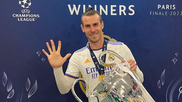 Gareth Bale presume de 'Champions' en su adiós