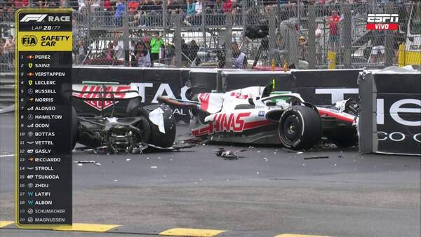 Crónica / Brutal accidente del hijo de una leyenda de la Fórmula Uno