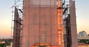 Obras de restauración del Palacio de Gobierno presentan 60% de avance