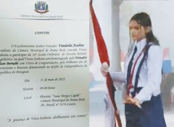 Vereadores van a homenajear patriotismo de alumna olvidada por “algunos” concejales