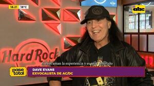 Dave Evans sobre su paso por AC/DC y sus experiencias vividas en Paraguay - Pase Total - ABC Color