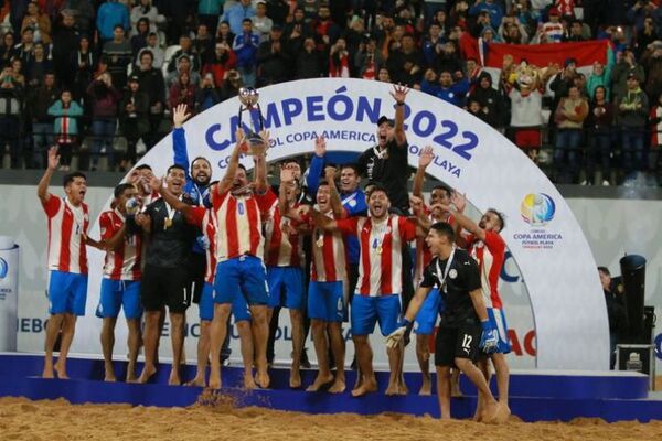 !Paraguay campeón de la Copa América de Fútbol Playa 2022!