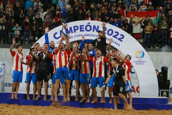 Paraguay es campeón invicto de la Copa América de Fútbol de Playa | OnLivePy
