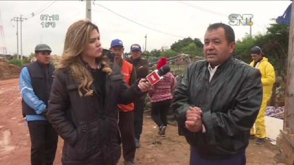 Protesta de vecinos del Barrio San Carlos, Costanera Norte - SNT