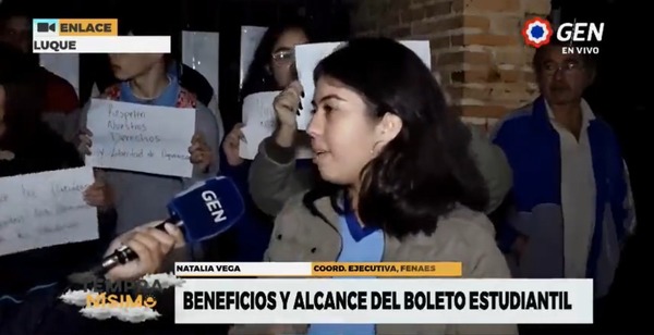 Luque: toman colegio exigiendo boleto estudiantil y decisión del MEC sobre nacionalización - ADN Digital