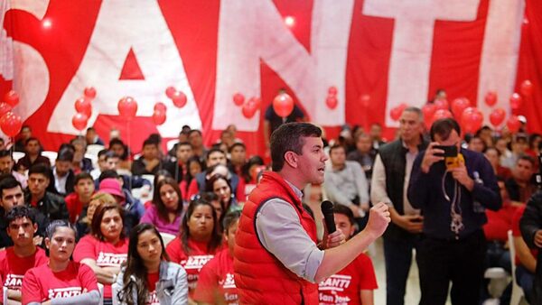 SANTI PEÑA: “ENORME ESPERANZA DE QUE PODAMOS CONSTRUIR UN PARAGUAY MEJOR”