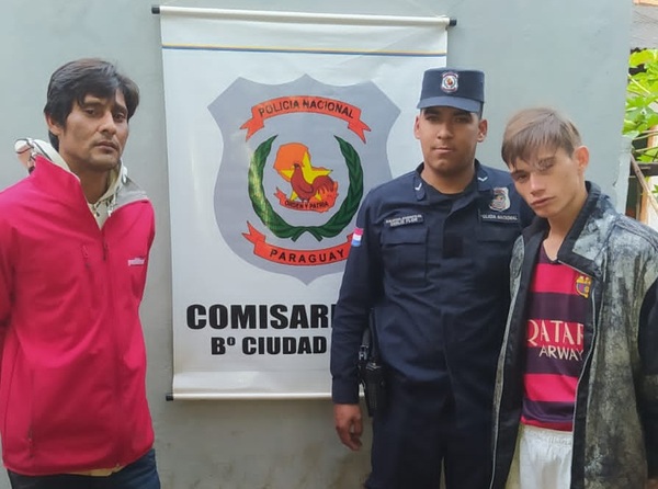 Asaltaron, huyeron, pero se les paró la moto: Quedaron detenidos