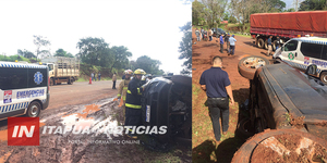 TRIPLE CHOQUE DEJA VARIOS HERIDOS EN ZONA DE PIRAPEY