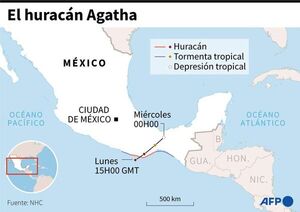 Al menos 75 municipios en México están en máximo peligro por huracán Ágatha - Mundo - ABC Color