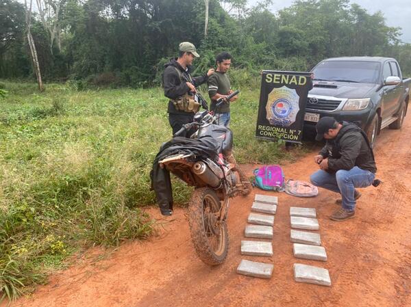 Diario HOY | Detienen a un narco-delivery en Horqueta que llevaba casi 12 kilos de marihuana