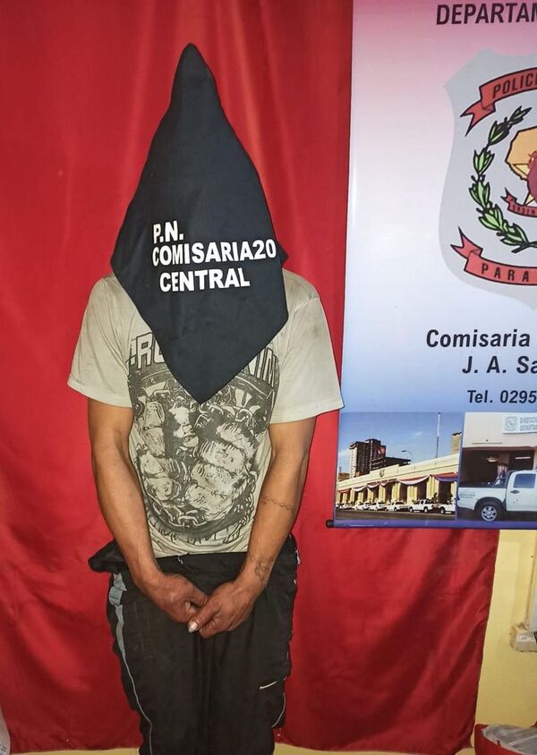 J. Augusto Saldívar: capturan en la vía pública a un hombre con arresto domiciliario - Policiales - ABC Color