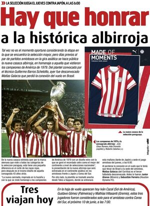 Hay que honrar a la histórica albirroja - Selección Paraguaya - ABC Color