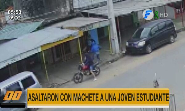 Con machete asaltaron a joven estudiante en Asunción | Telefuturo