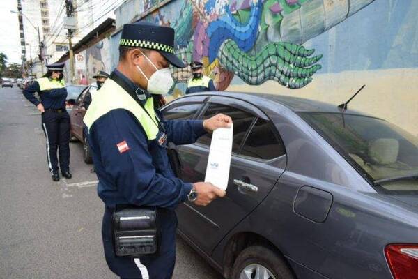 ¡Cháke! Hoy vencen los registros de conducir en Asunción, mañana multa