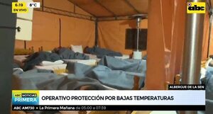 Unas 24 personas amanecieron en albergue de la SEN ante intenso frío - Nacionales - ABC Color