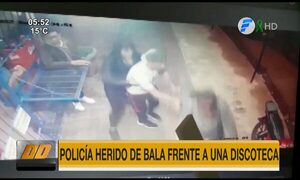 Policía herido de bala frente a una discoteca - PARAGUAYPE.COM
