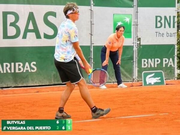 VERGARA DEL PUERTO SE DESPIDIÓ DEL ROLAND GARROS JUNIOR DEJANDO BUENAS SENSACIONES