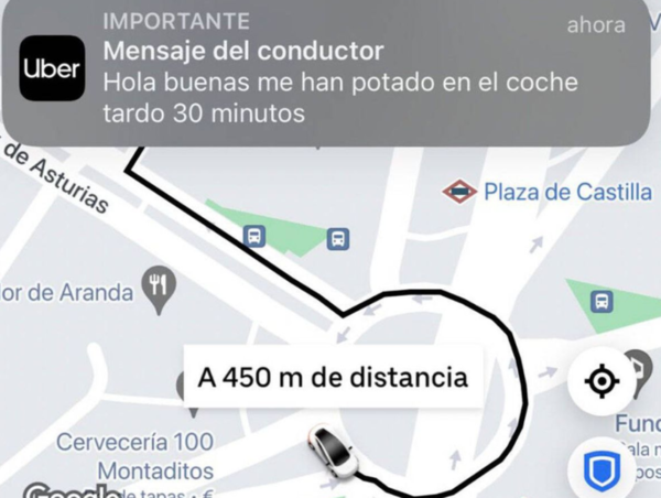 Fue a pedir un uber y se retrasó: su excusa hace estallar las redes - C9N