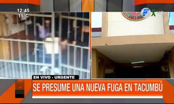 Se presume una nueva fuga en Tacumbú | Telefuturo