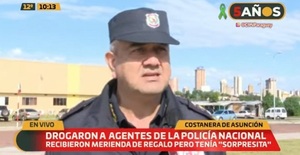 Dos policías terminan “drogadas” tras consumir cocido de regalo