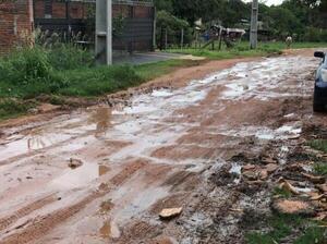 Calle intransitable en Yka'á •