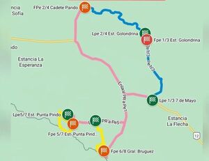 Tramos del Regional en Bruguez - ABC Motor 360 - ABC Color