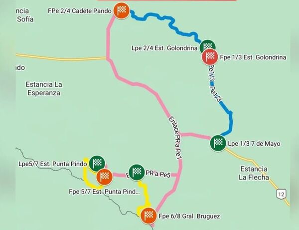 Tramos del Regional en Bruguez - ABC Motor 360 - ABC Color