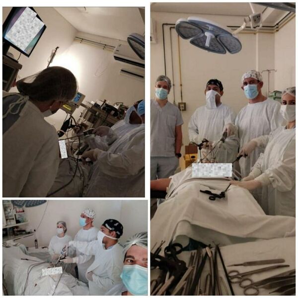 Médicos Pedrojuaninos realizan por primera vez cirugía de Hernia por laparoscopía