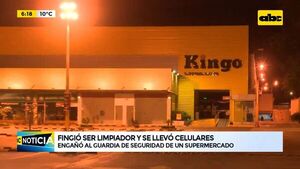 Fingió ser limpiador y se llevó celulares - ABC Noticias - ABC Color
