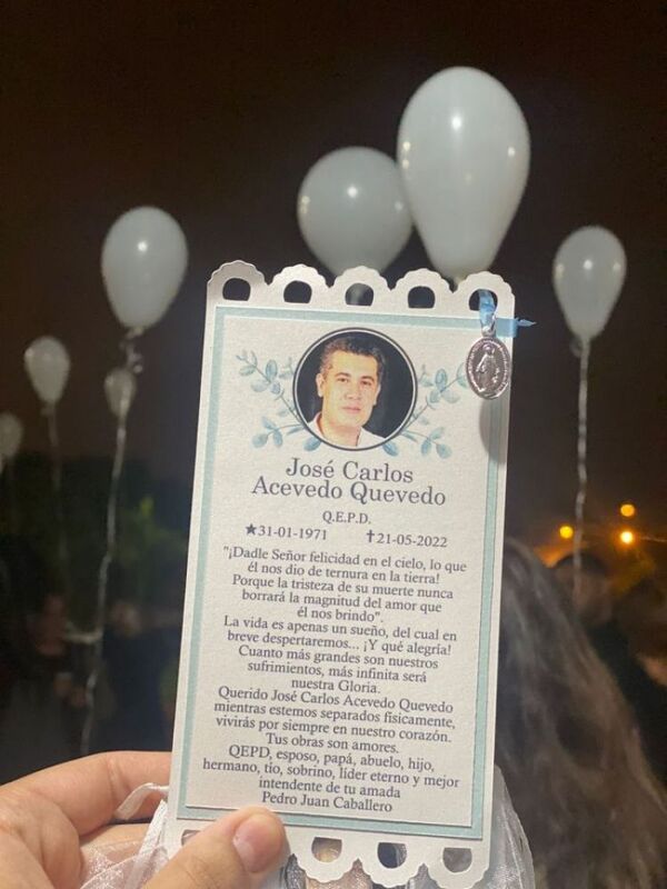 Culminó Novenario en memoria de José Carlos Acevedo