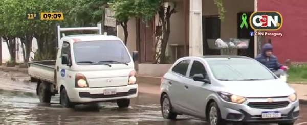 Luque: Desastroso estado de la calle Gral Abdón Caballero - C9N