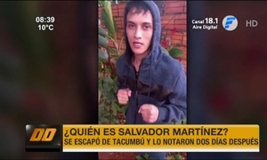 Este es el prontuario de Salvador Martínez, el fugado de Tacumbú | Telefuturo
