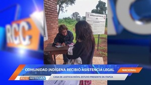 Casa de Justicia Móvil se presentó en comunidad indígena de Itapúa
