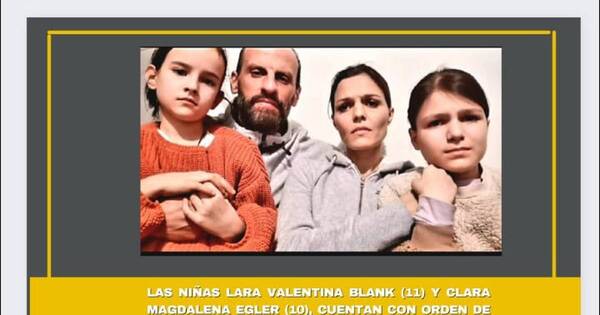La Nación / Fiscalía divulga fotografía actualizada de niñas desaparecidas y padres captores