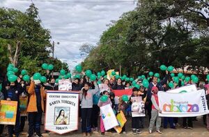 En Tobatí realizan marcha cívica a favor de la lucha contra el abuso sexual de niños - Nacionales - ABC Color