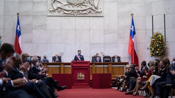 Boric realizó el primer informe de gestión con énfasis en economía y derechos sociales - .::Agencia IP::.