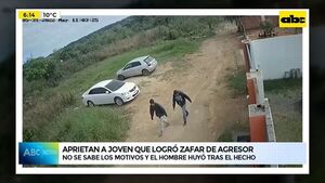 Aprietan a joven que logró zafar de agresor - ABC Noticias - ABC Color