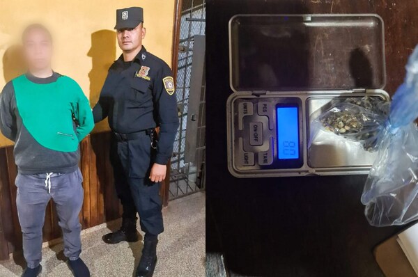 Detienen a un joven con marihuana en la Residencia Universitaria de Coronel Oviedo - Noticiero Paraguay