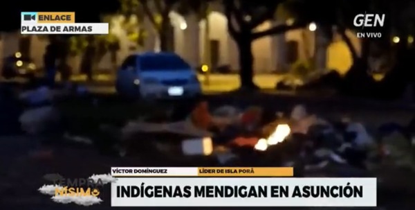 Indígenas, abandonados en sus comunidades, llegan hasta Asunción para reclamar a autoridades - ADN Digital