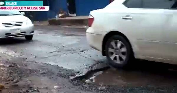 La Nación / Calles de Villa Elisa siguen en pésimas condiciones pese a promesas