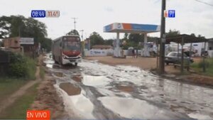 Avenida Rojas Cañada, entre Capiatá y J. A. Saldívar en lamentable estado | Noticias Paraguay