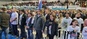 Canindeyuenses exigen un justo resarcimiento por los saltos del Guairá, en multitudinario acto - Nacionales - ABC Color