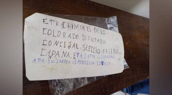 Crónica / Investigan nota relacionada supuestamente con el asesinato de José Carlos Acevedo